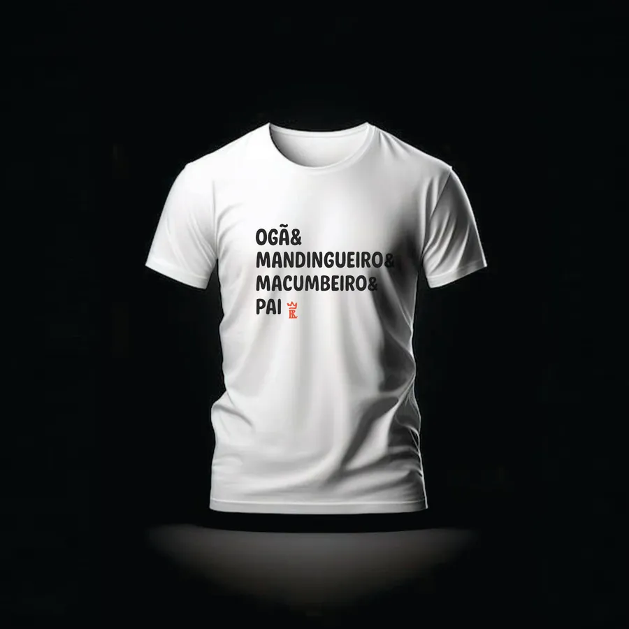Camiseta Ogãs, Mandingueiro e Macumbeiro — Rei 7 da Lira